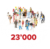 Pictogramme 23 000 personnages miniatures
