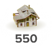 Pictogramme 550 bâtiments