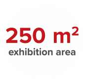 Pictogram 250 square metres of complex area